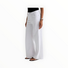 AG Jeans Saige Wide Leg Crop - Gallery White