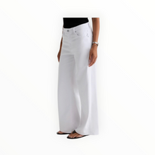AG Jeans Saige Wide Leg Crop - Gallery White