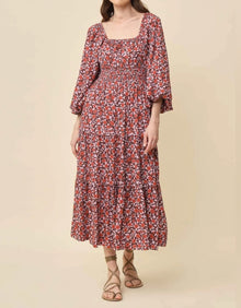 Omika Monica Midi Dress - Felice Plum