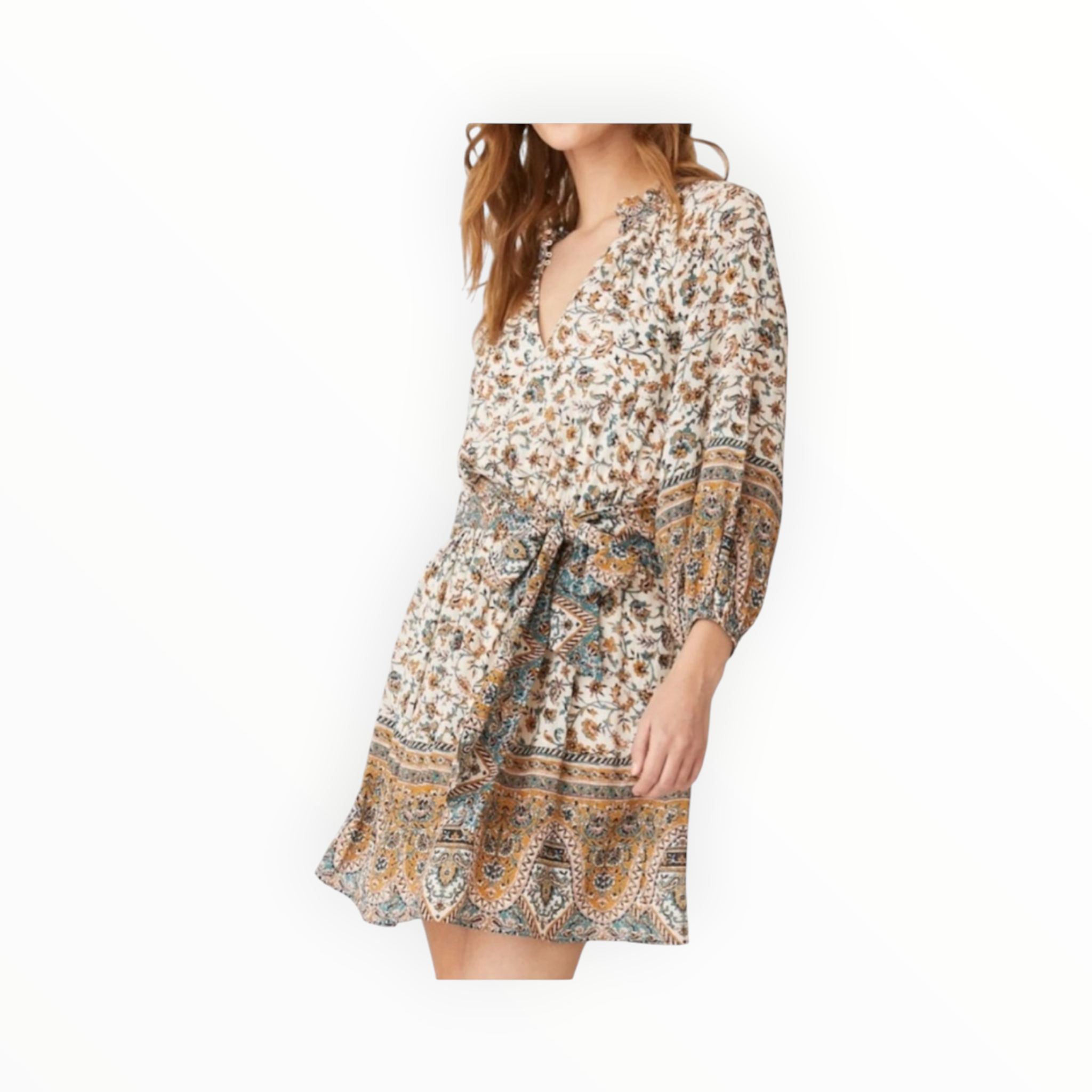 Shoshanna Ellie Dress - Ivory Multi