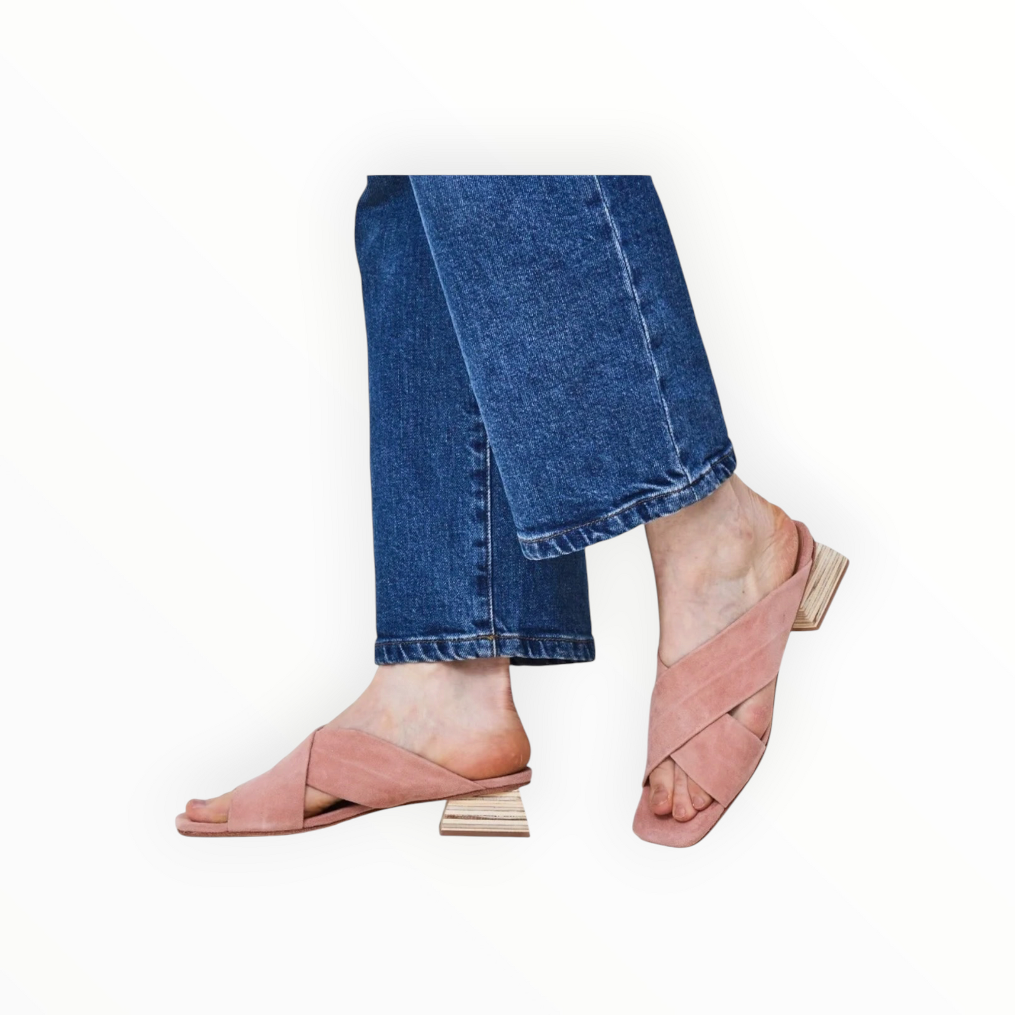 Huma Blanco Sasha Sandal - Rose Suede