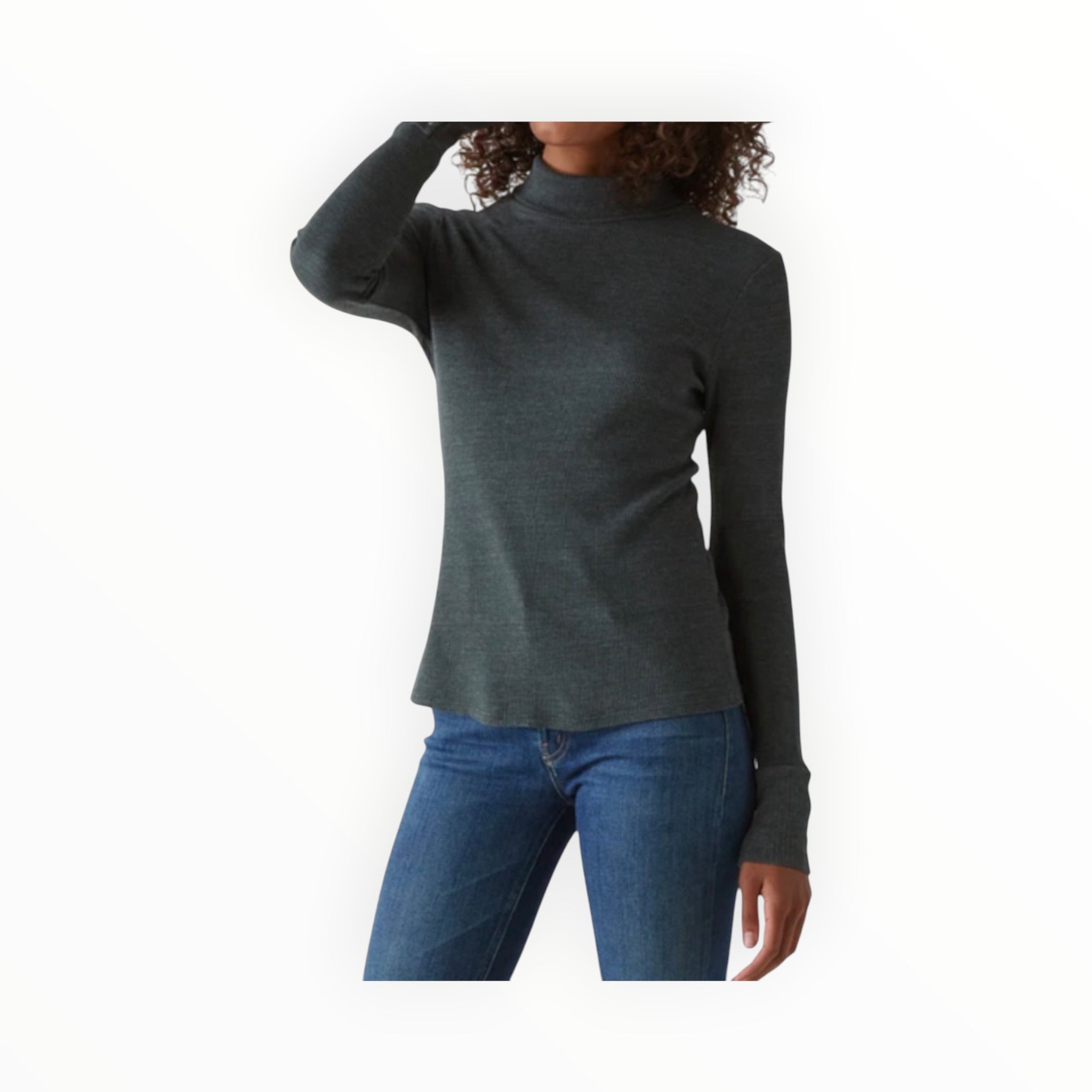 Michael Stars Mara Turtleneck - Dark Ivy