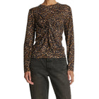 Nation Ltd Marion Twist Top - Wild Leopard