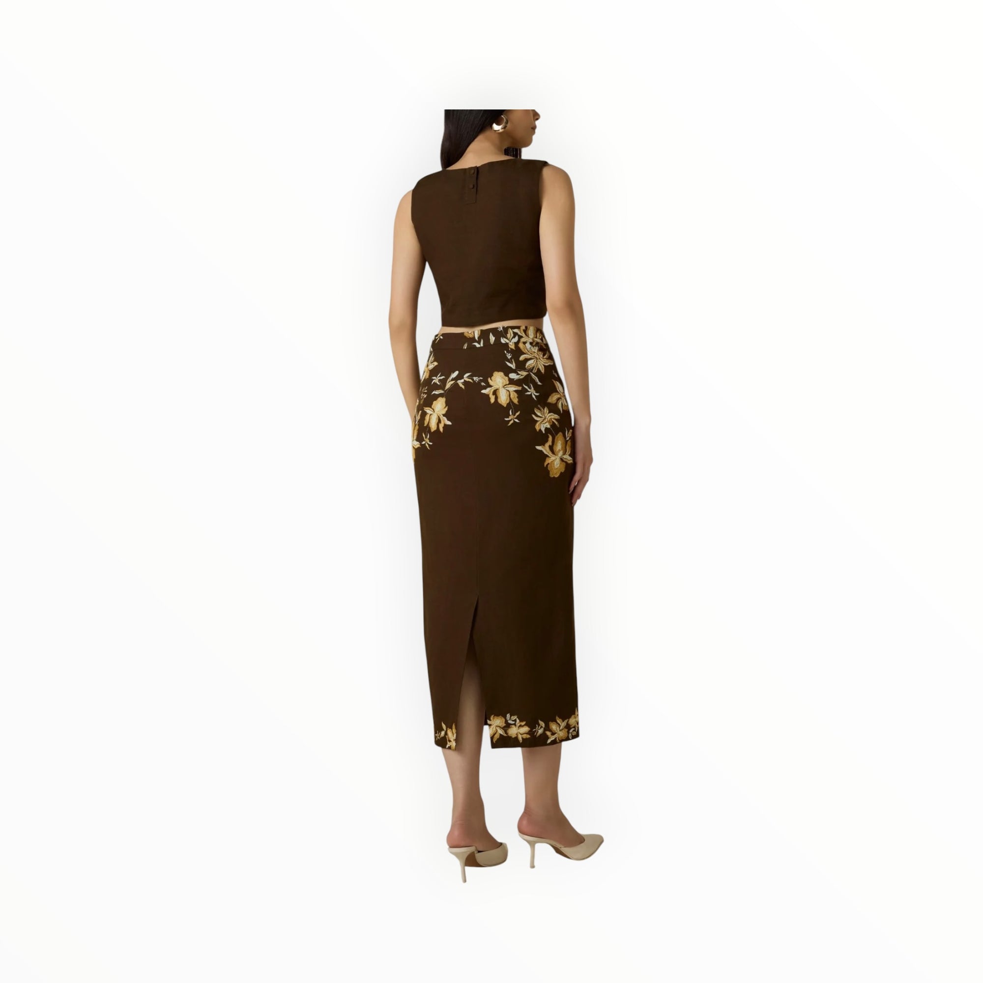 Hemant & Nandita Bota Midi Skirt