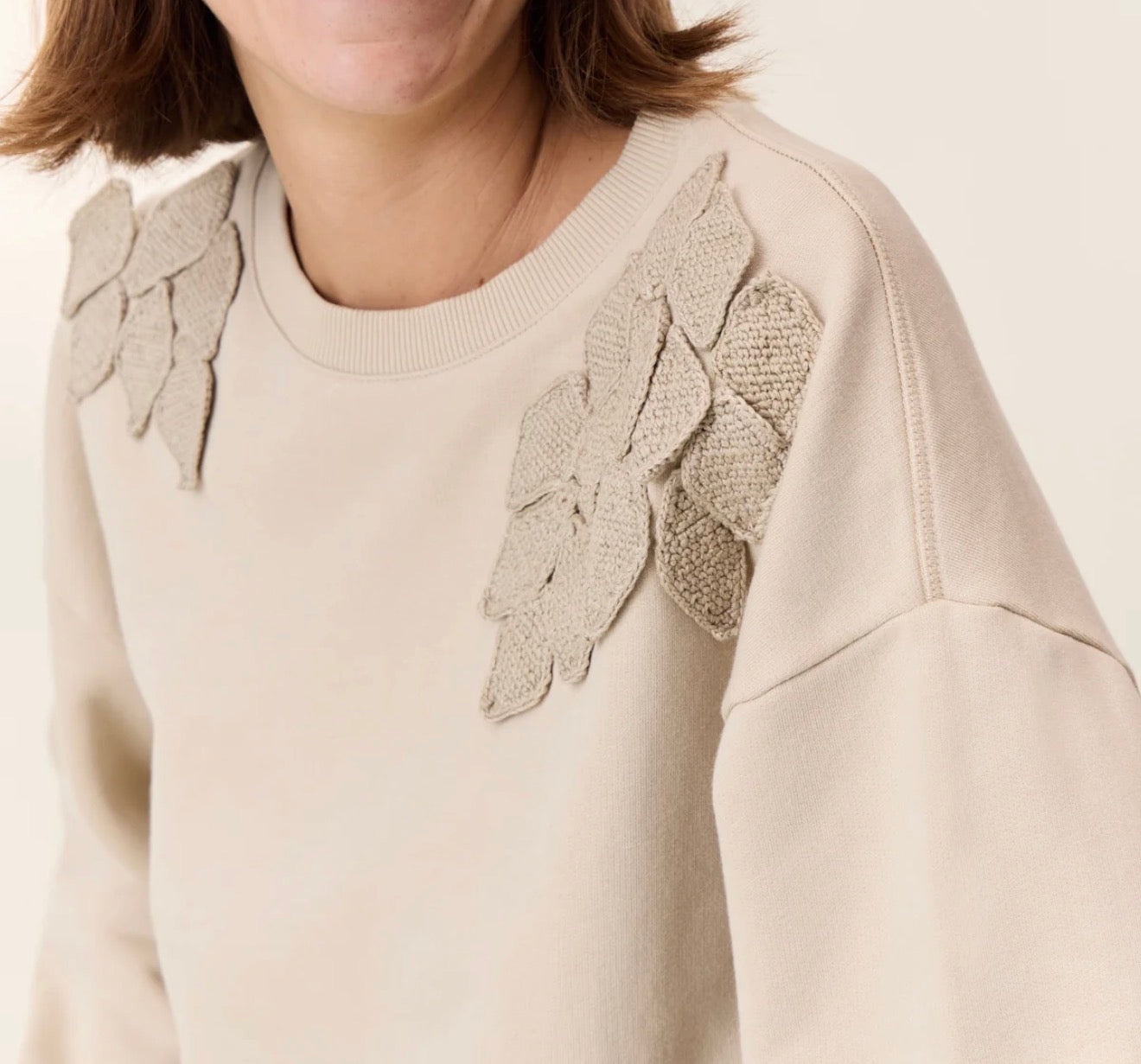 Leon & Harper Siena Autumn Sweatshirt - Ciment