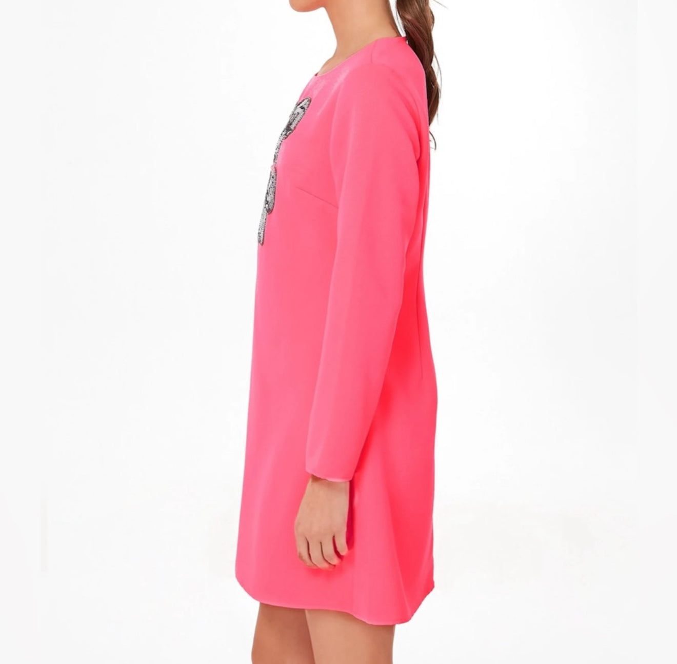 Sail to Sable Bow Mini Dress - Pink