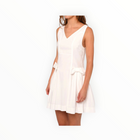 Love The Label Prim Mini Dress - Bright White