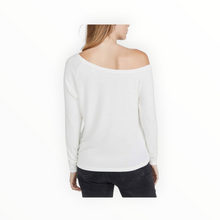 Enza Costa Peached Jersey Easy Off Shoulder Top - Off White