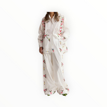 Essentiel Antwerp Janai Embroidered Pants - White
