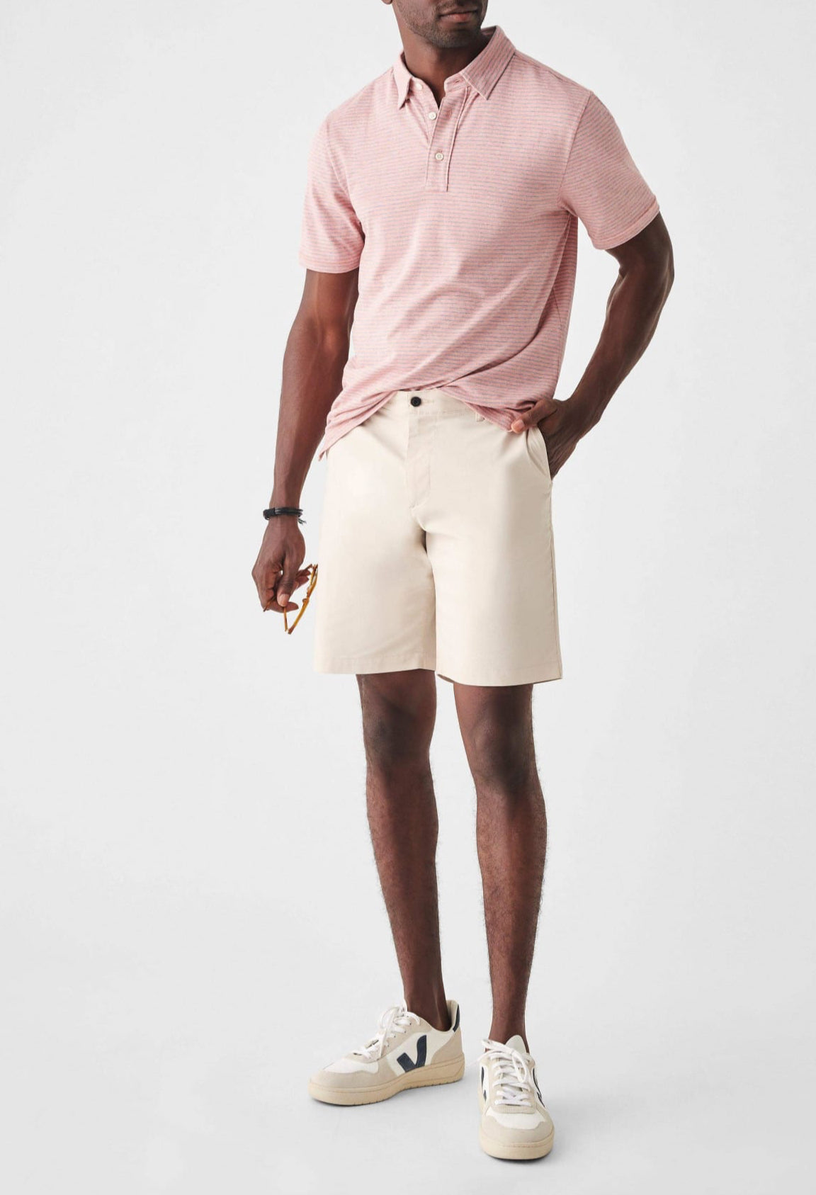 Faherty Movement™ Chino Short (9" Inseam) - Light Sand