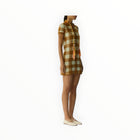 Guest In Residence Gingham Polo Dress - Suede/Limewash