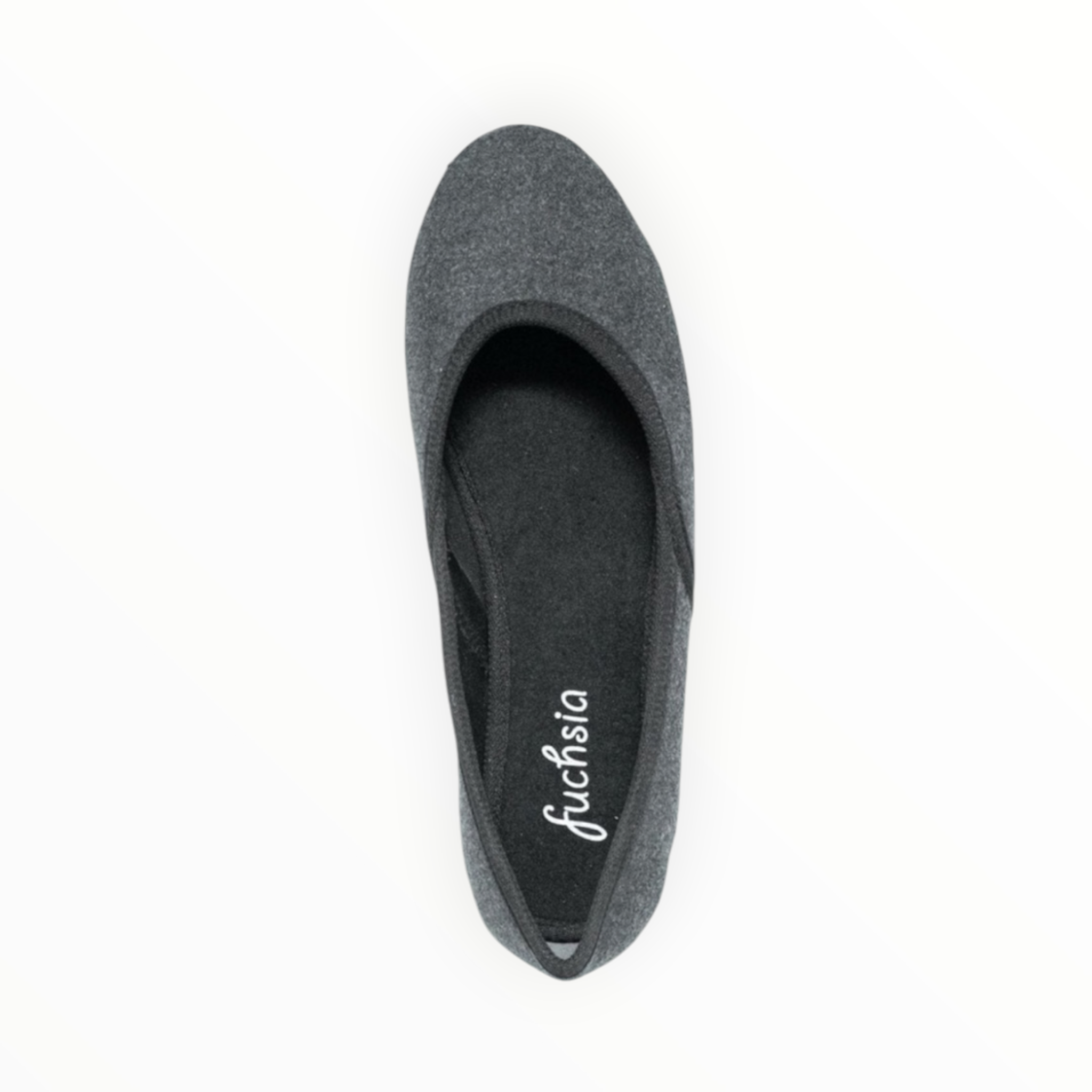 FUCHSIA Crossover Flats - Gray