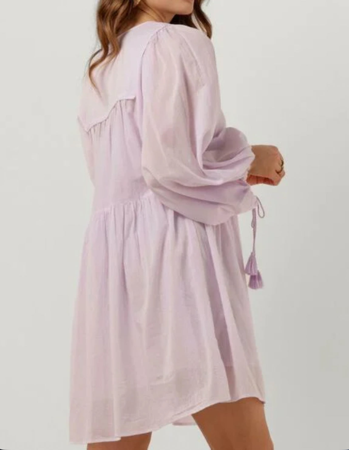 Antik Batik Hita Short Dress - Light Purple