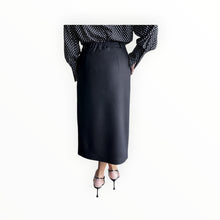 CRIDA Orio Pencil Wool Skirt - Black