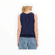 Michael Stars Janelle Tie Neck Tank - Nocturnal