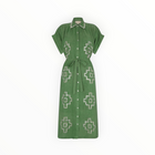 Carolina K Valerie Kaftan Dress - Green Leaf