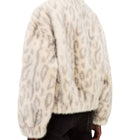ba&sh Saros Faux Fur Jacket - Off White