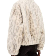 ba&sh Saros Faux Fur Jacket - Off White