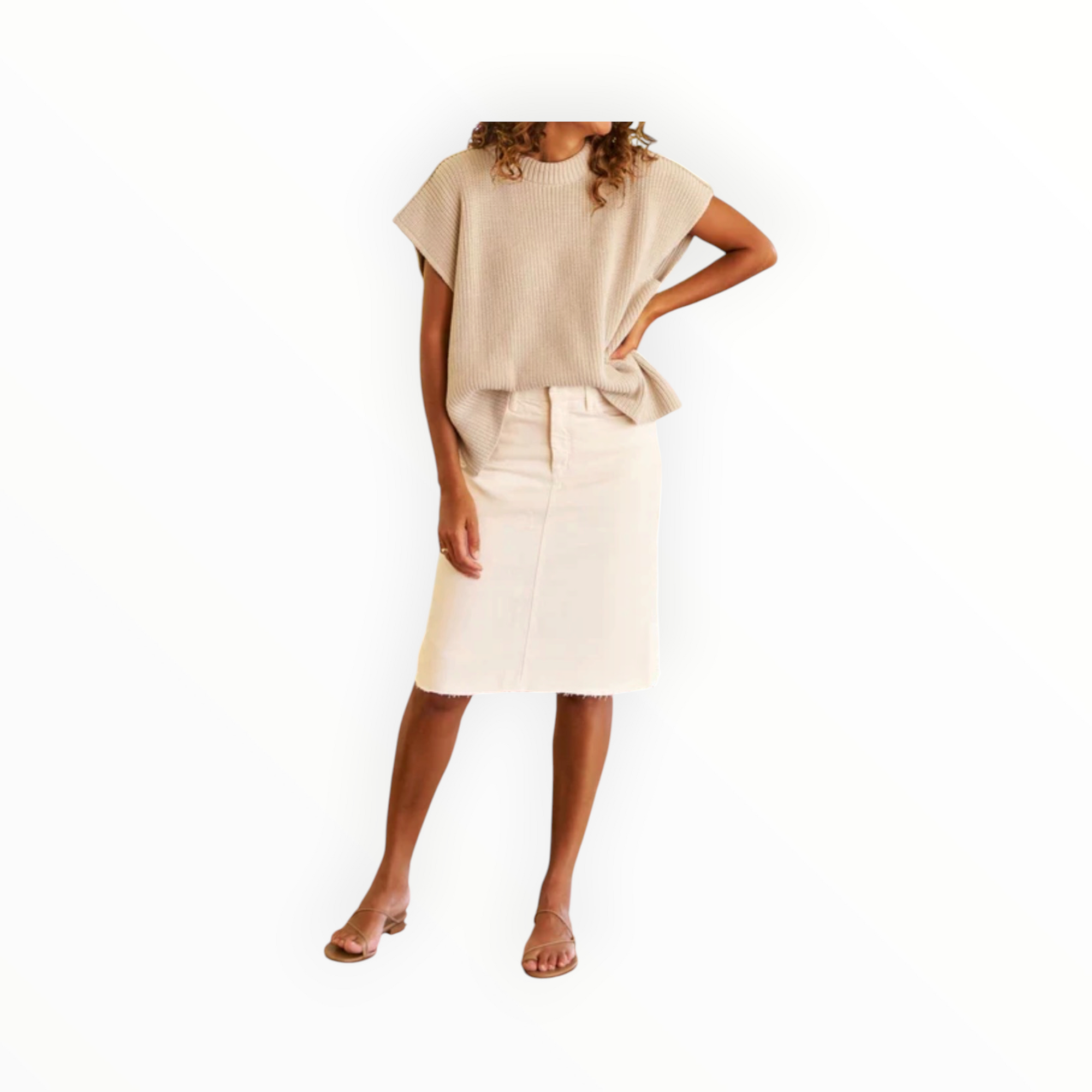 Frank & Eileen Donny Skirt  - Natural
