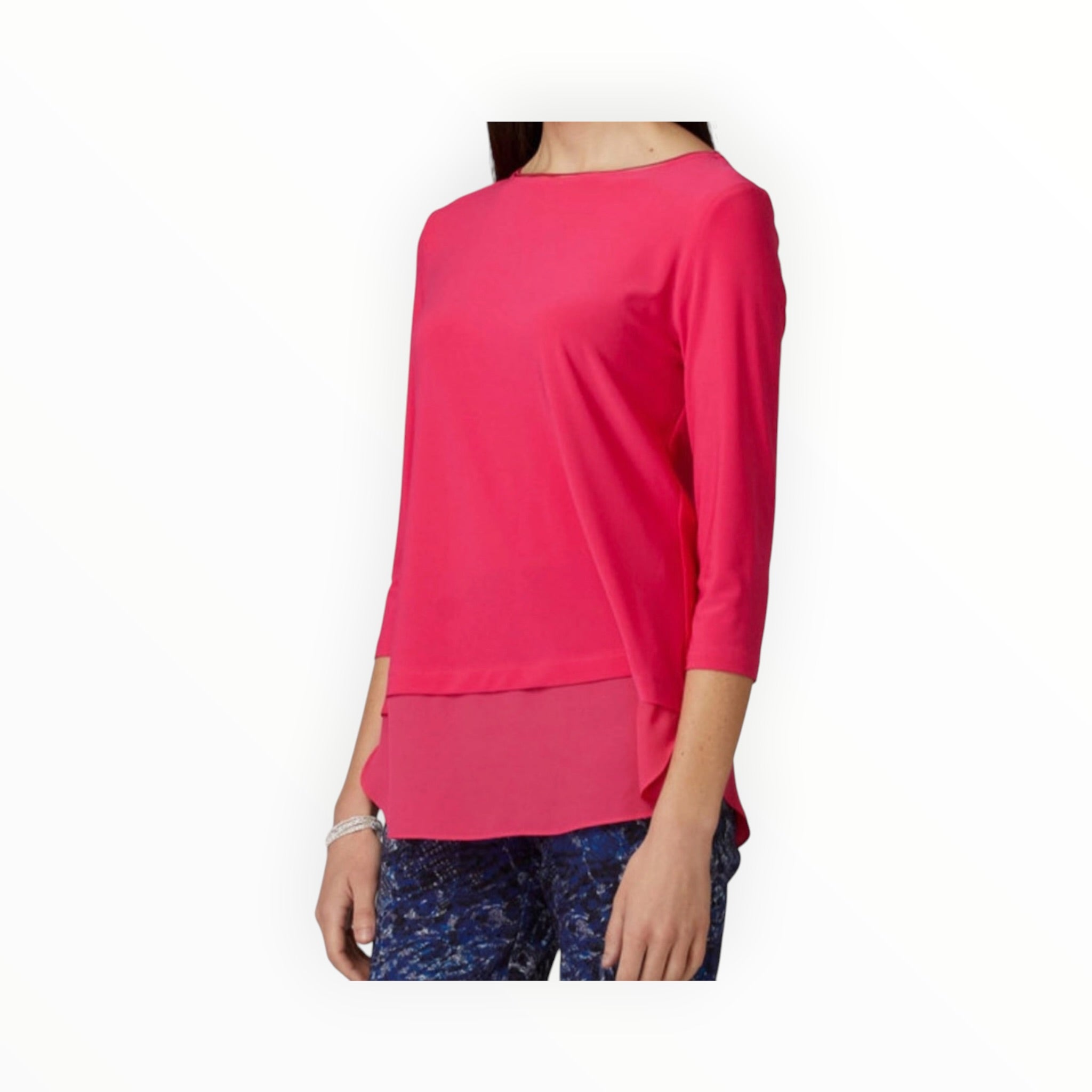 Joseph Ribkoff Draped Sleeveless Top - Hydrangea