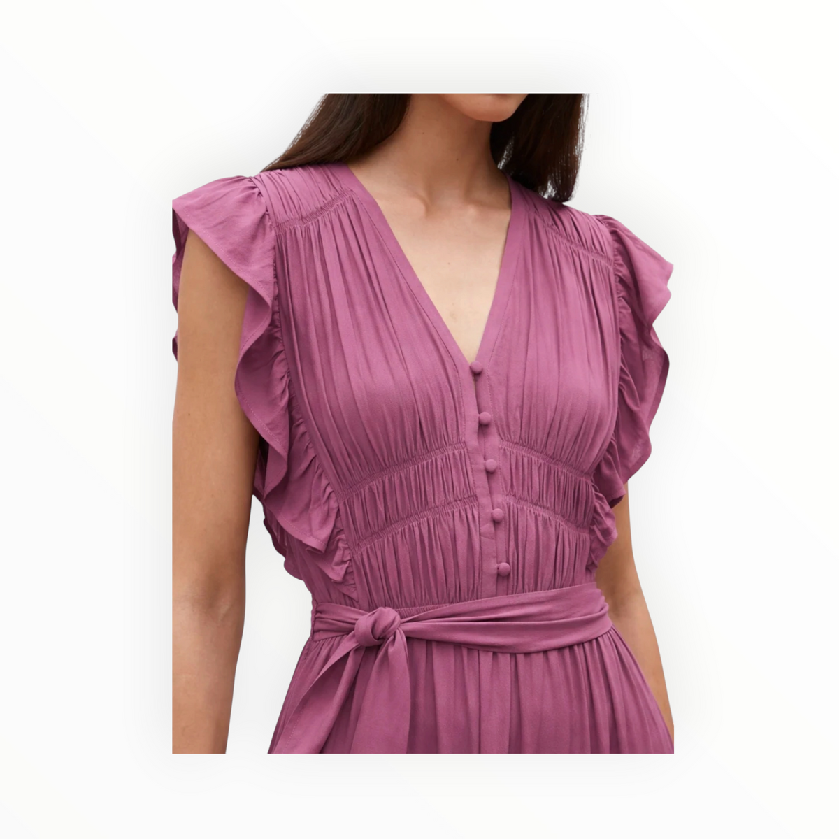 Suncoo Coraly Dress - Bois De Rose