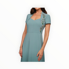 Kay Unger Fatima Gown - Cyan Blue