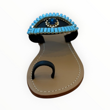 Mystique Sandals - Black/Turquoise