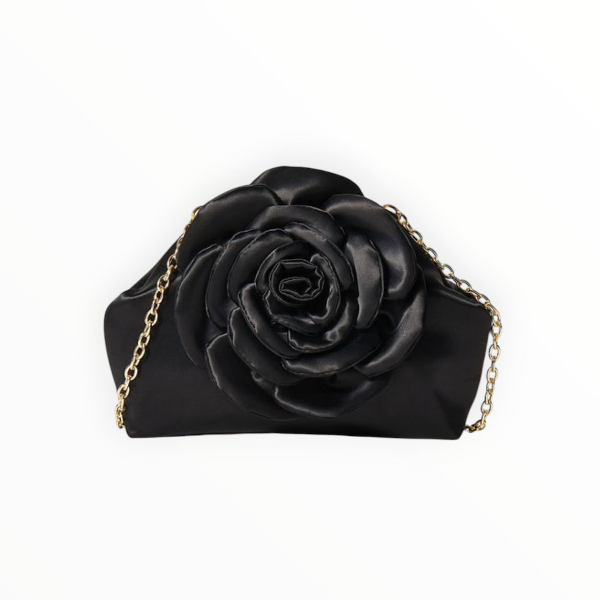 Lele Sadoughi Rosie Satin Clutch - Jet