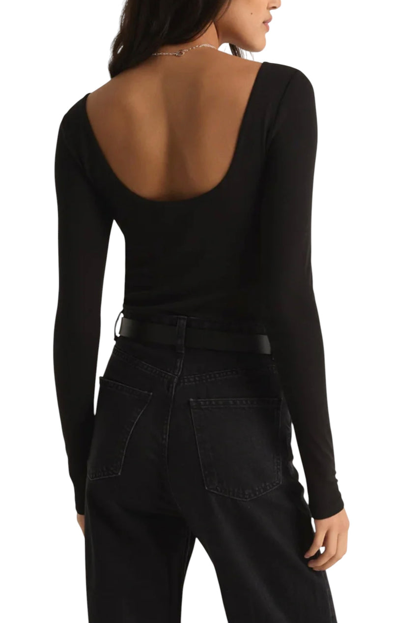 Z Supply Baela Bodysuit - Black