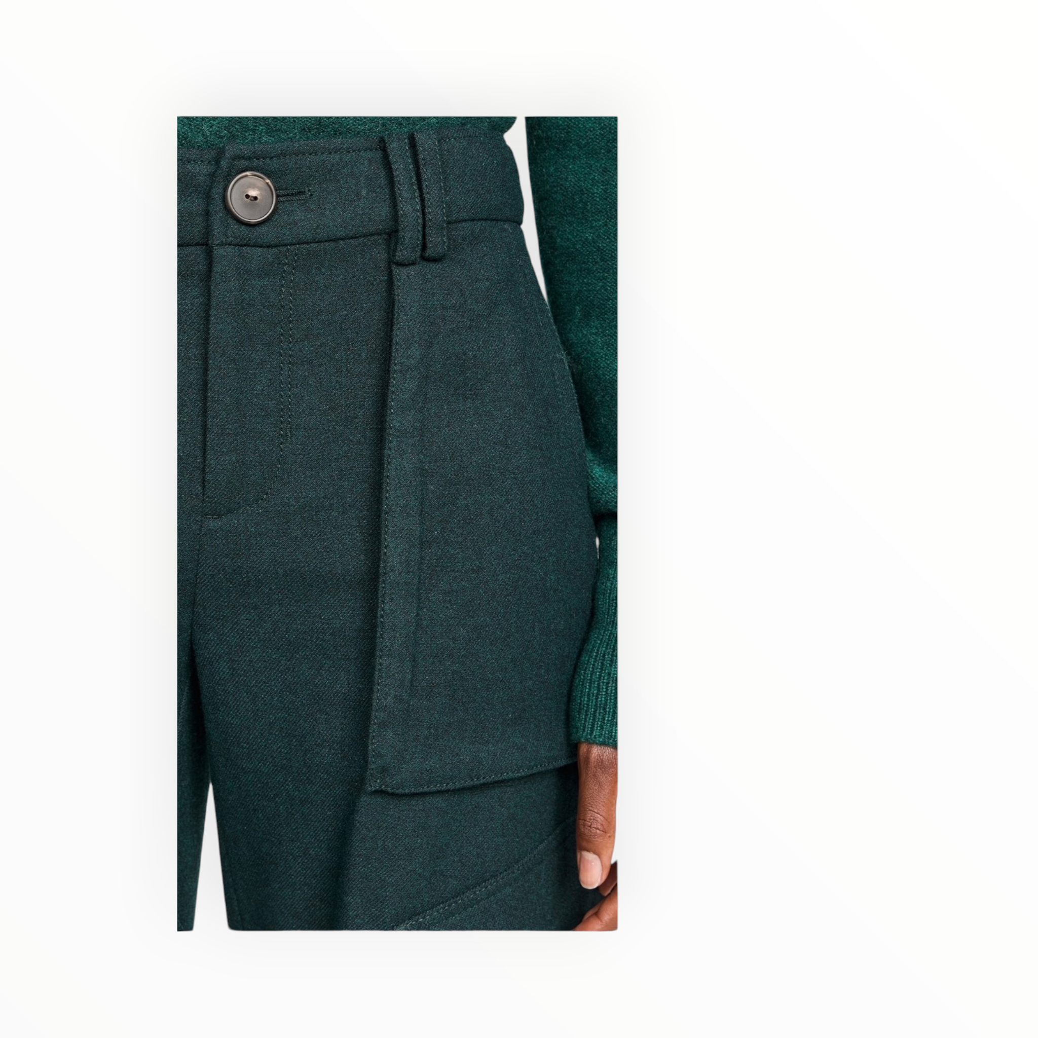 Vince Vince Flannel Raver Pants -  Sea Onyx