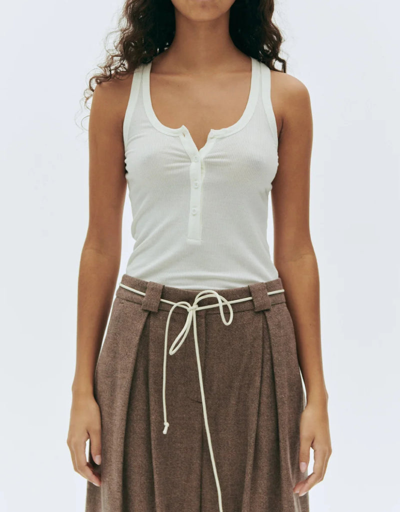 THE GARMENT Bella Wool Tank - Ivory