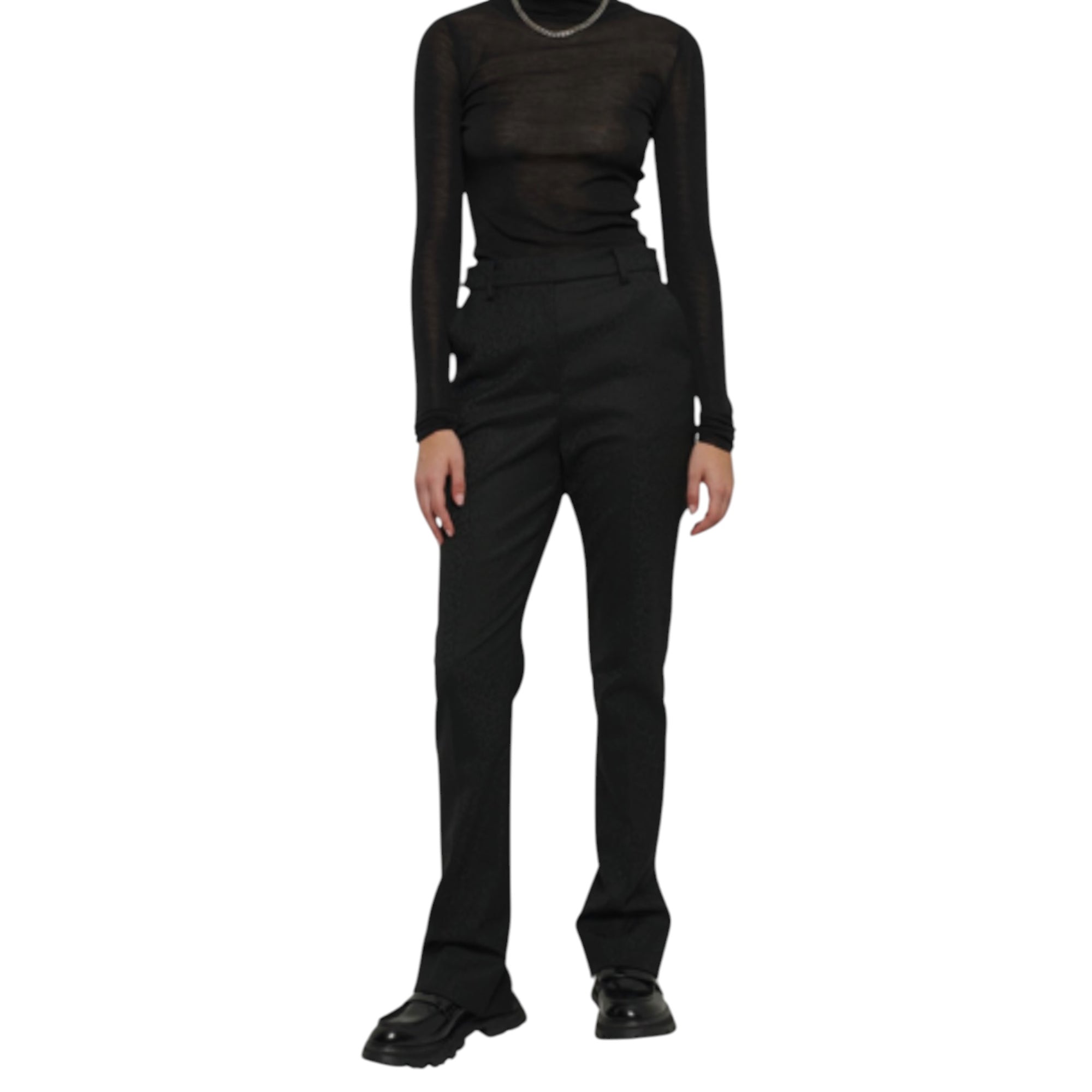 Derek Lam 10 Crosby Lori Slim Pant - Black