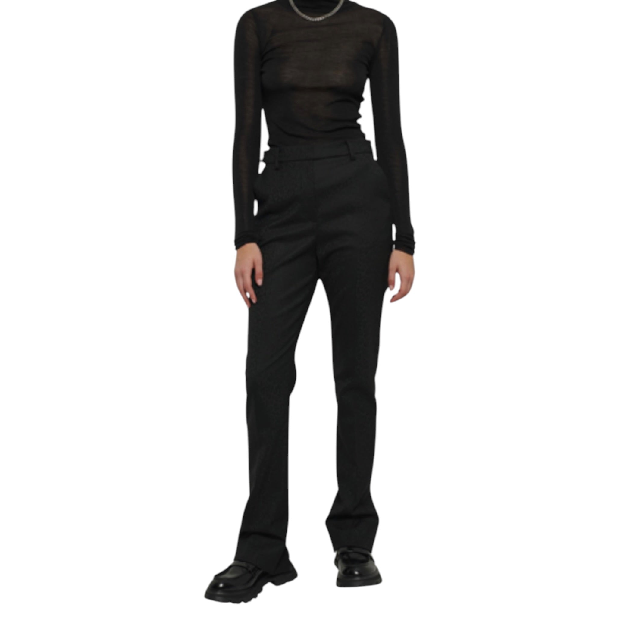 Derek Lam 10 Crosby Lori Slim Pant - Black