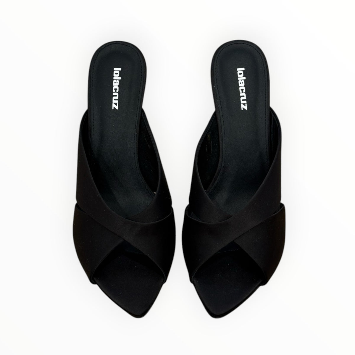 Lola Cruz Lena Mule 65 - Black