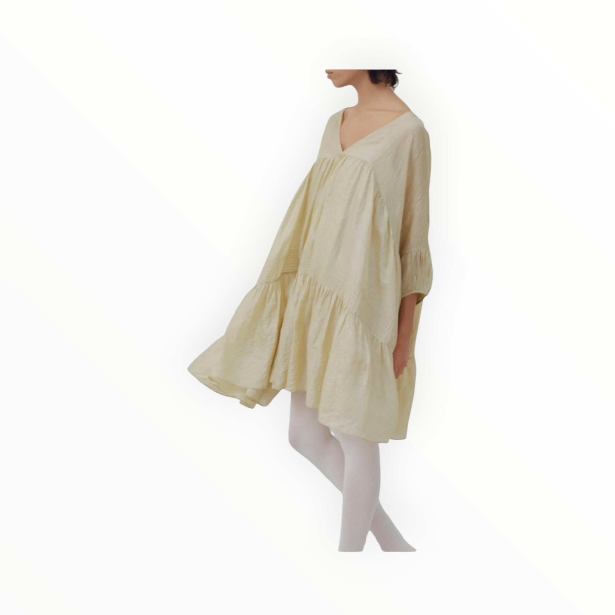 Anaak Airi Mini Dress - Sulphur