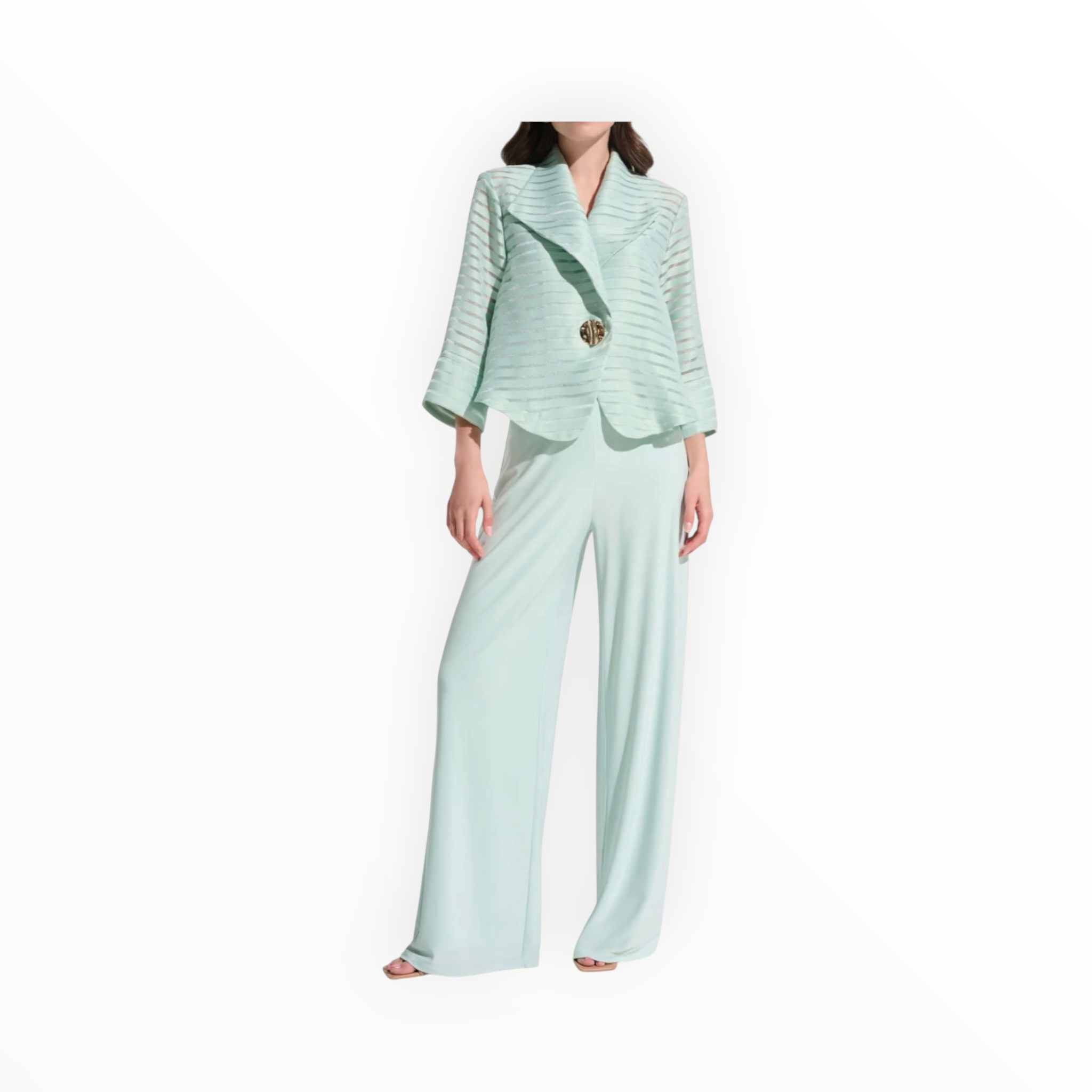 Joseph Ribkoff Wide Leg Pants - Pistachio