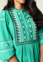 Antik Batik Lima Dress - Green