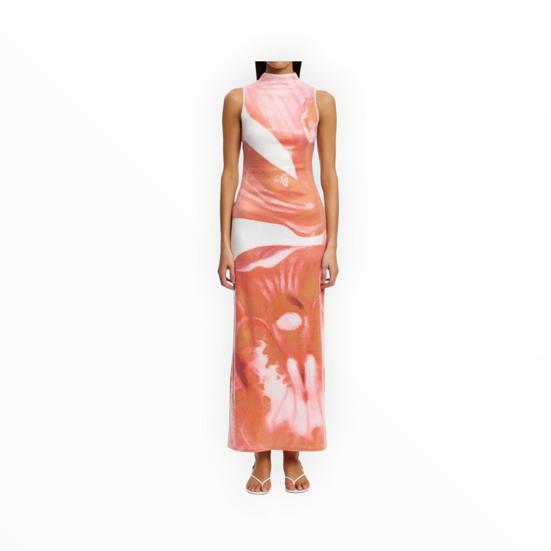 Significant Other Lucinda Maxi Dress - Tangerine Bloom