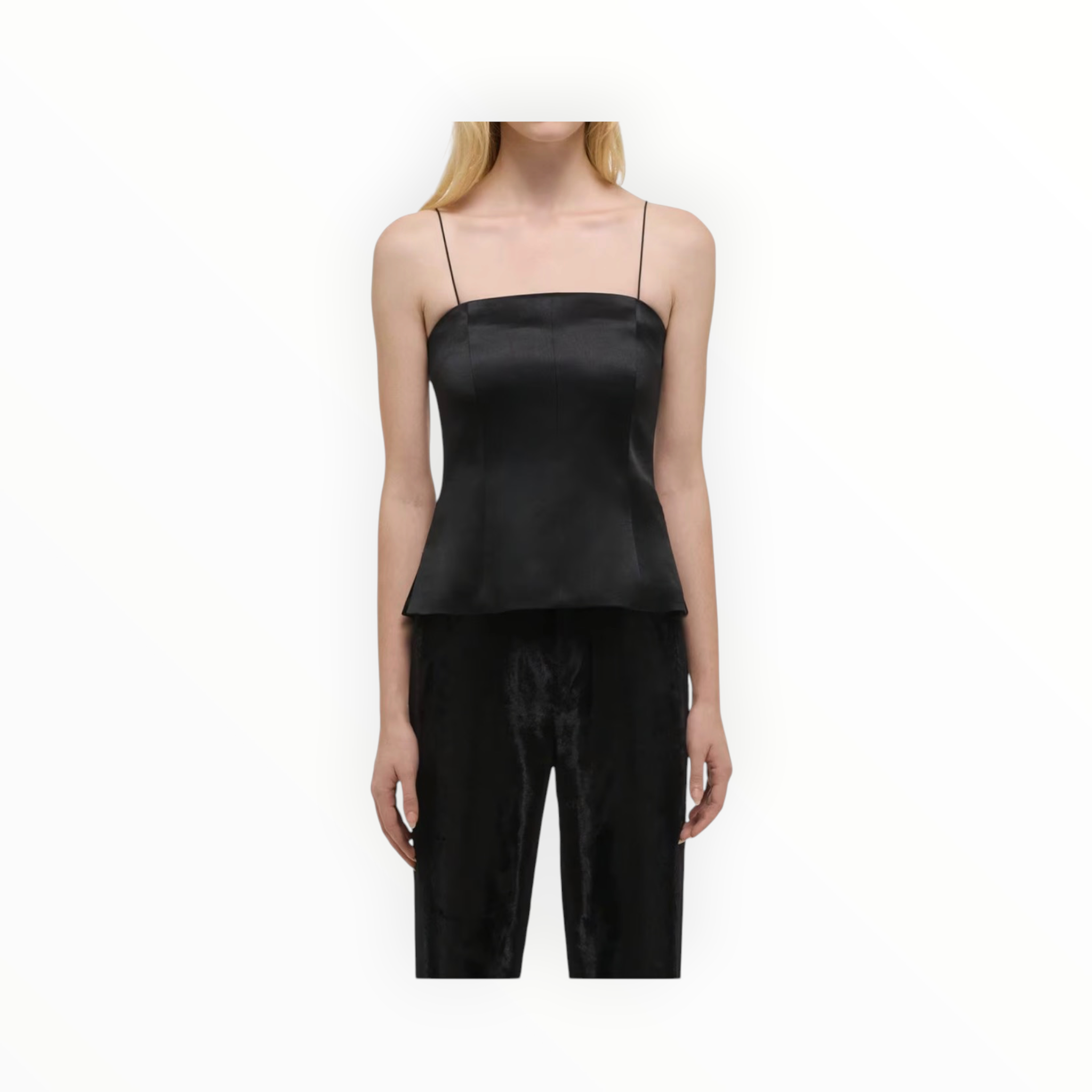 Helmut Lang Minimal Slip Top - Black