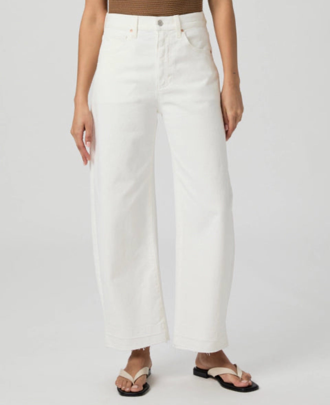 Paige Arellia Ankle - Tonal Ecru