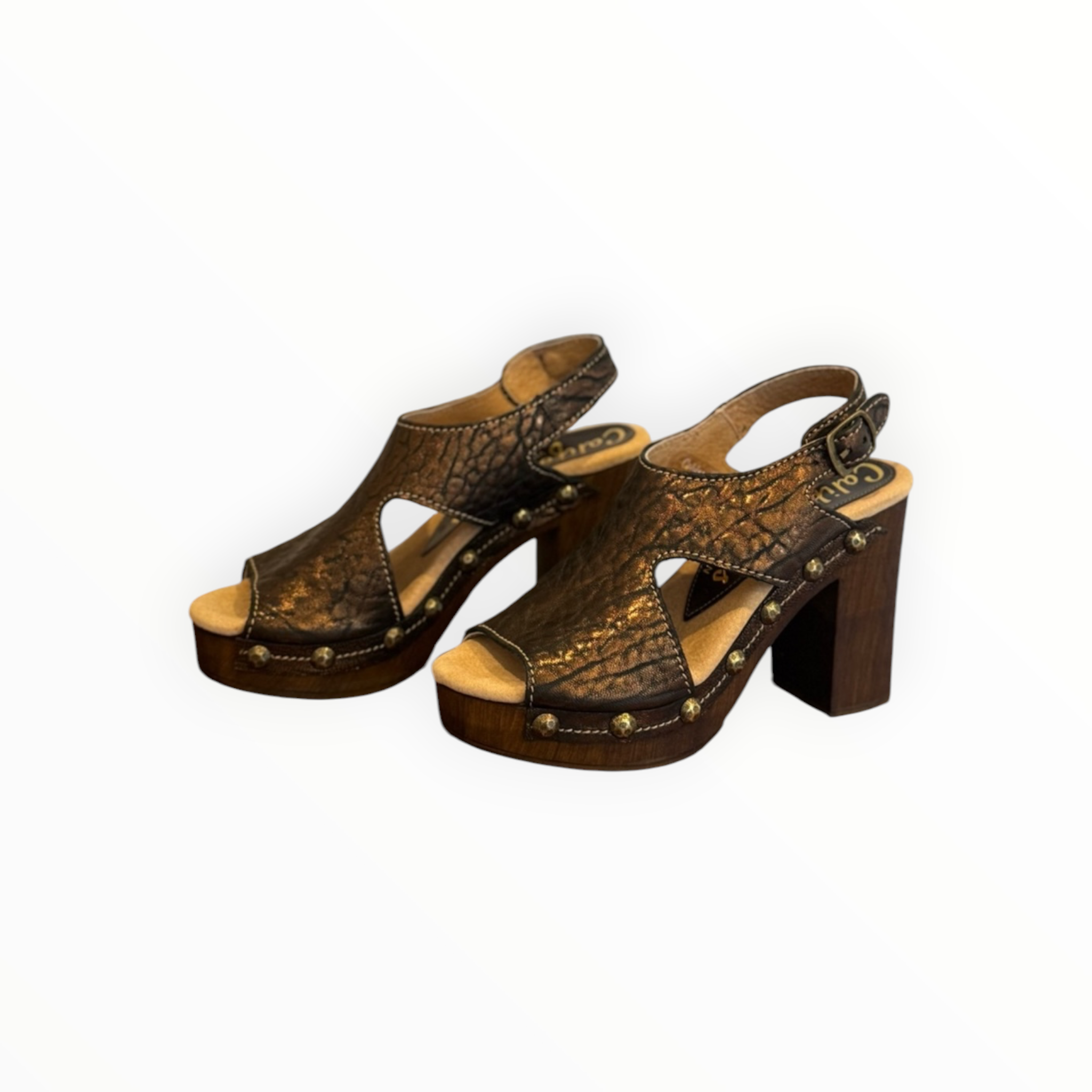 Californians Jean Sandals - Bronze
