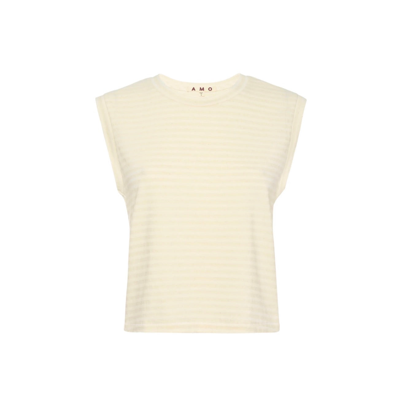 AMO Sleeveless Babe Tee - Natural
