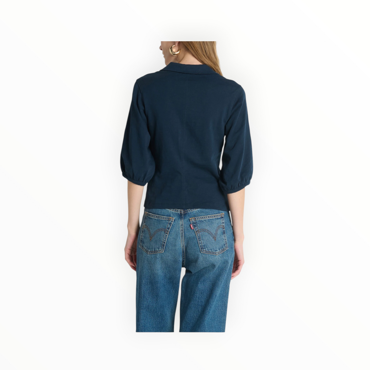Nation Ltd Shannon Top - Navy Night Sky