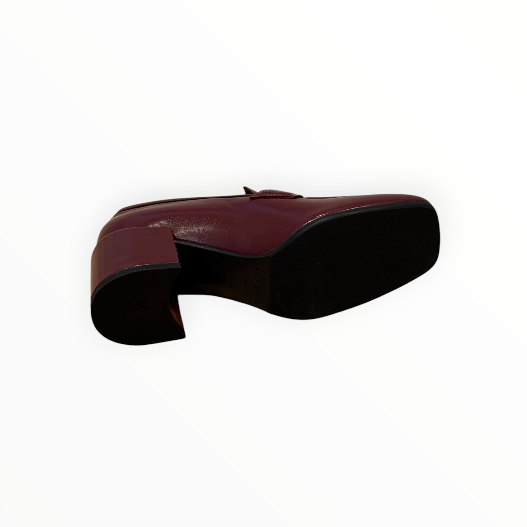 Halmanera Cecil 21 Patent Leather Pump - Mahogany