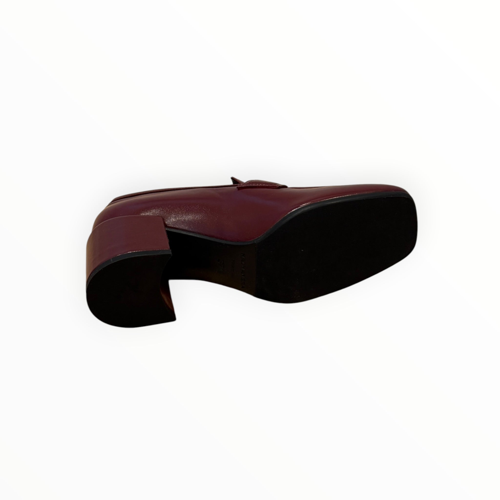 Halmanera Cecil 21 Patent Leather Pump - Mahogany