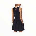Stateside Linen Bubble Hem Dress - New Navy