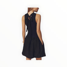 Stateside Linen Bubble Hem Dress - New Navy