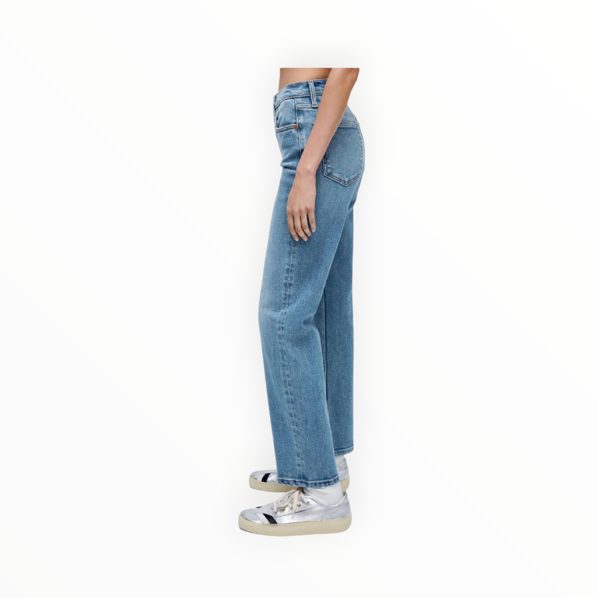 Re/Done 70's Stove Pipe - Classic Faded Blue