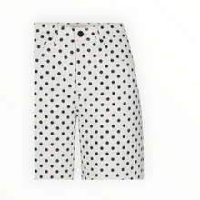 Frame The Bow Crop - White Polka Dot