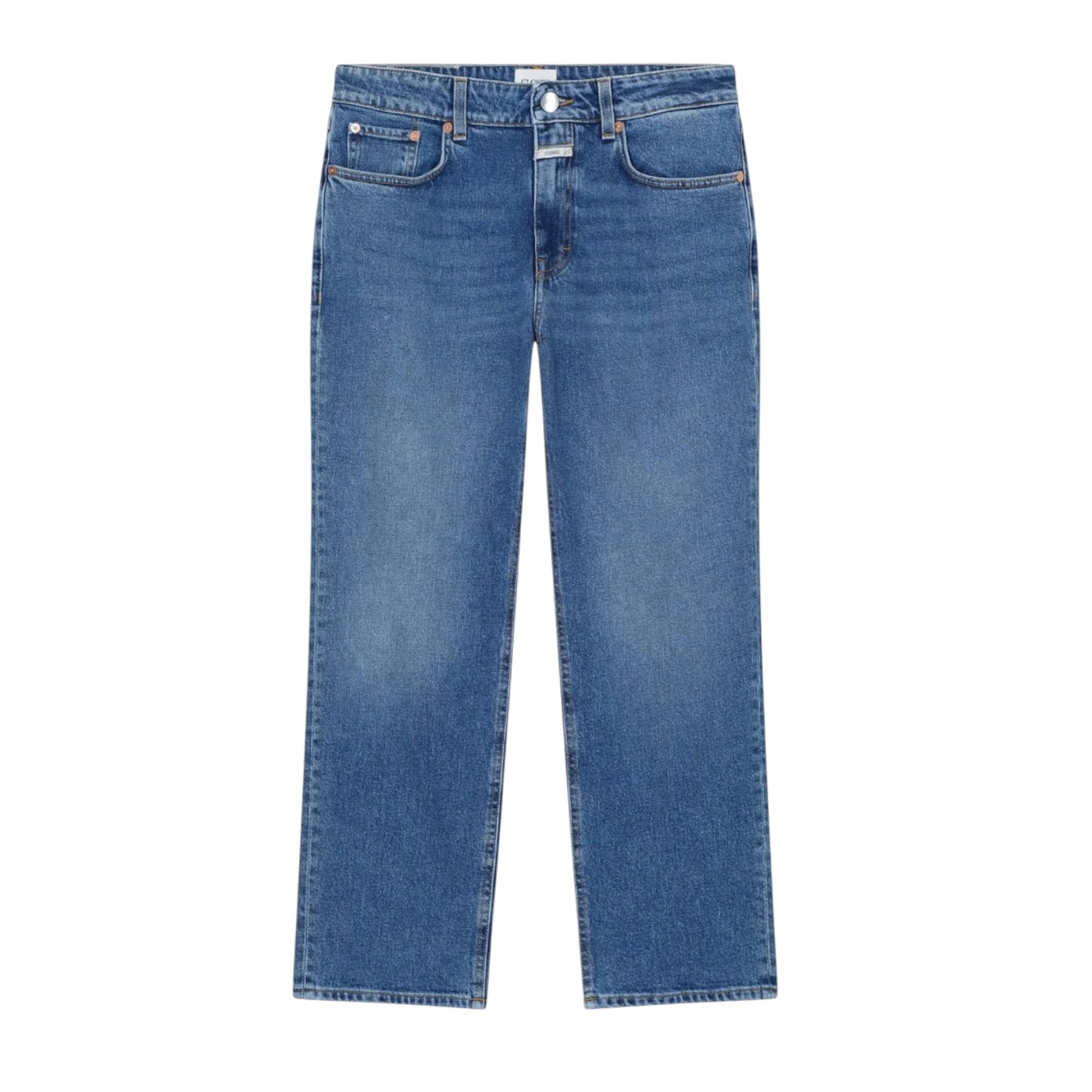 Closed Milo Straight - Mid Blue